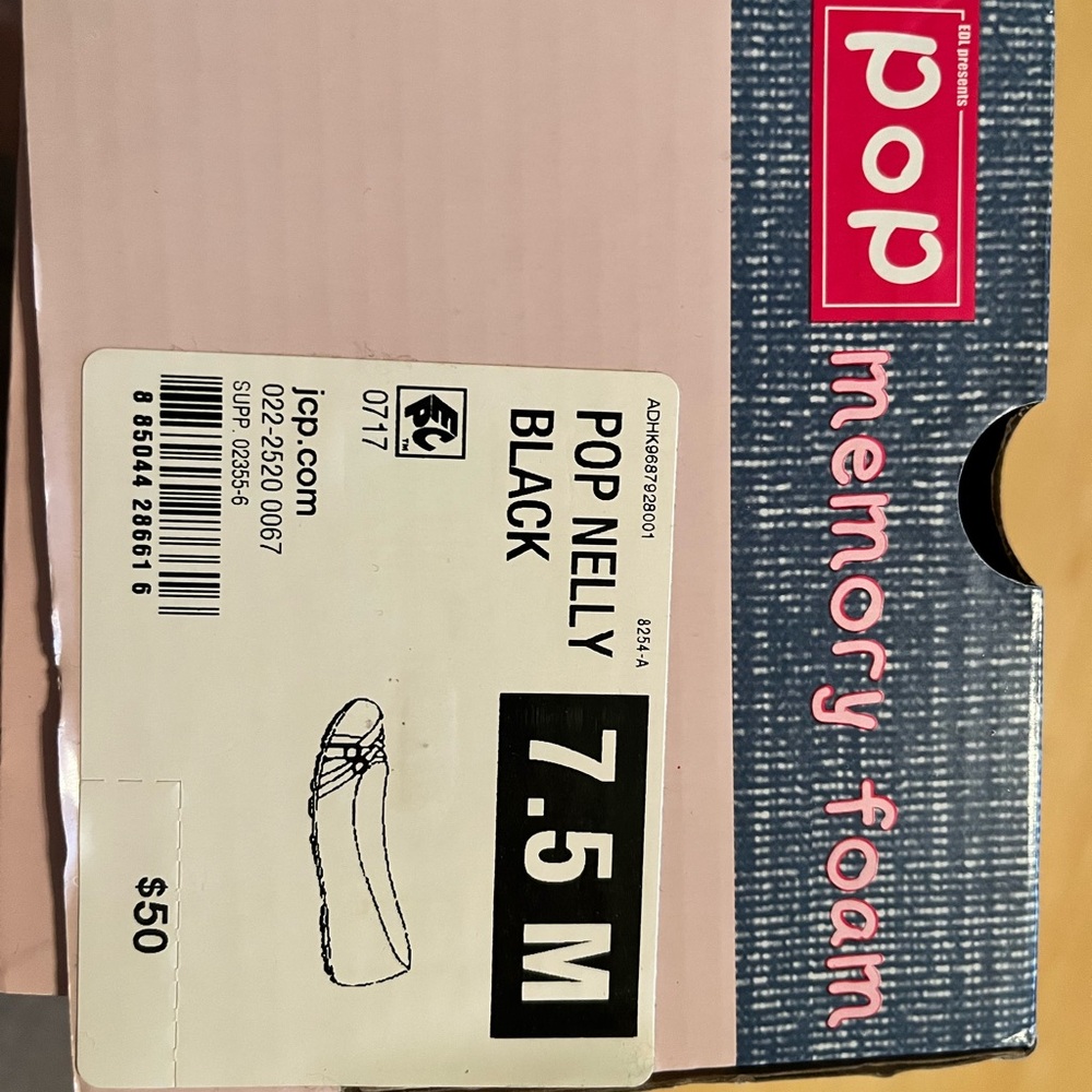 Cute flat shoe mate black